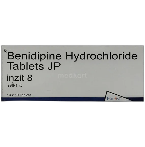 inzit 8mg tablet 10's